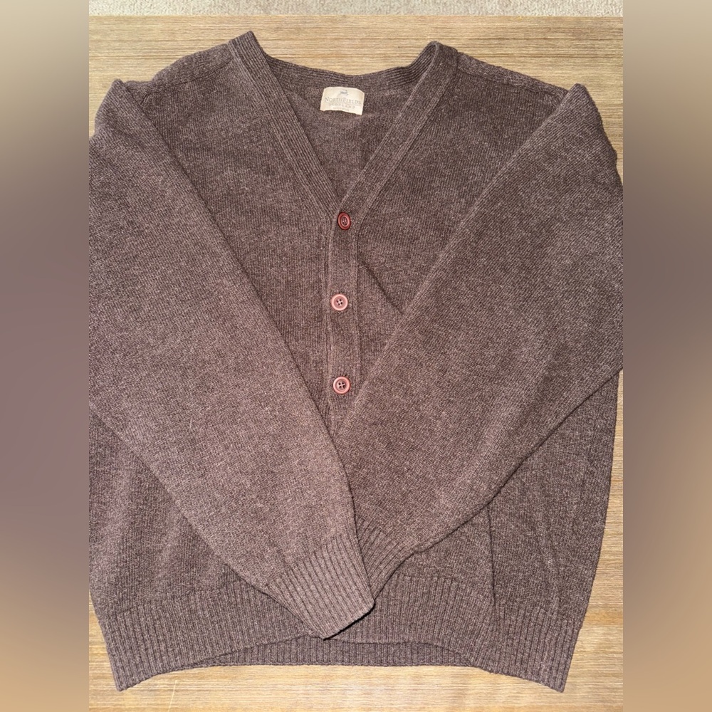 NorthFields Scotland Superwool Men’s Cardigan Button Down